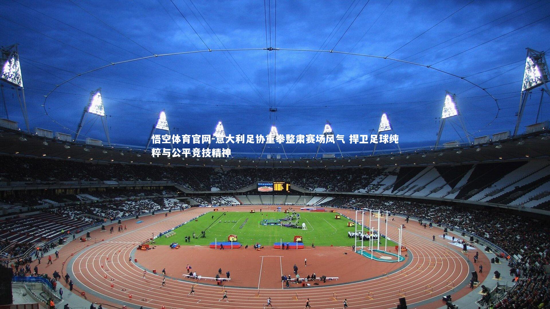 悟空体育官网-意大利足协重拳整肃赛场风气 捍卫足球纯粹与公平竞技精神
